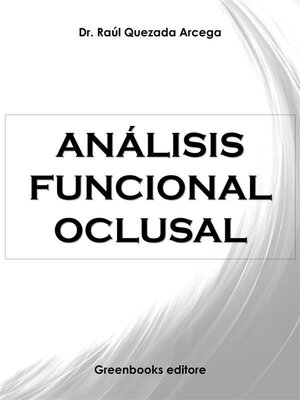 Análisis Funcional Oclusal - ebook